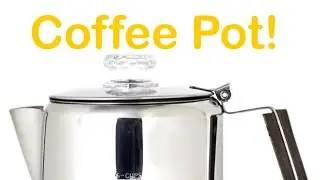 A review of the little coffee pot we use in our Scamp.