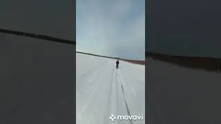 Скиджоринг ... когда нет гор, но есть снегоход ...