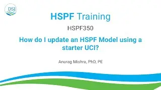 HSPF350: How do I update an HSPF Model using a starter UCI?