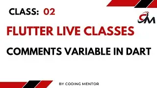02: COMMENTS VARIABLE IN DART || Live Class With Urraan Students
