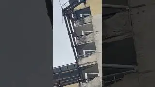 Покраска балкона на высотке на 13 этаже/сочи пасечная 61/2