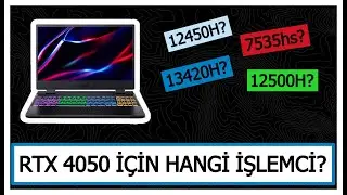 RTX4050 LAPTOP İÇİN HANGİ İŞLEMCİ TERCİH EDİLMELİ ? AYNI FİYAT ARALIĞINDAKİ İŞLEMCİLER KARŞILAŞTIRMA