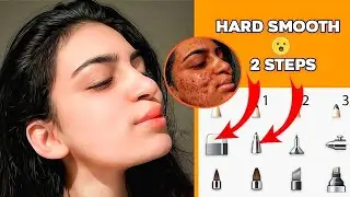 Hard Smooth + White Face Photo Editing | hard smooth face editing | smooth skin face smooth editing