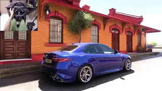 Alfa Romeo Guilia - Forza Horizon 5 | Logitech g920