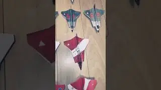 Origami Skin Jet Fighters
