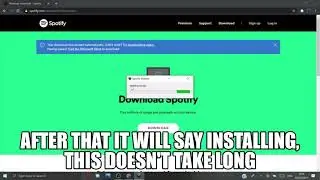 How to download spotify on your pc! Windows 10