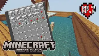 Iron Farm With Villager Trading-MCPE Survival Series EP. 7