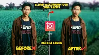 Cara Edit Foto jadi efek Bokeh di Android pakai Inshot