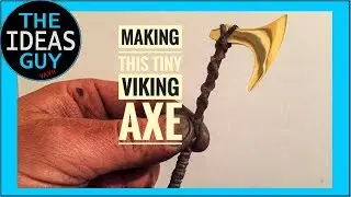 I Make A Tiny Viking Axe out of Brass! (Modeled on Ragnar Lothbrok's)