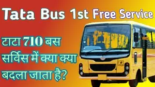 Tata Bus 1st Service Review | Tata Bus Service 407, 710 | Tata bus service Me Kya Kya Badla Jata Hai