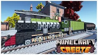 TRAINS! - MINECRAFT CREATE MOD: EP3