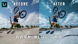 Cara Bikin Filter Dark Blue Sky Pada Aplikasi Lightroom Mobile | Tutorial Lightroom Mobile