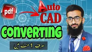 How to convert PDF into AutoCAD file with actual size just 1 minute PDF TO DWG (CAD FILE)