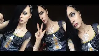 Angel Borderlands Makeup Cosplay Tutorial by Sabik