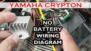 Wiring Diagram CDI Stator without BATTERY - Wire Connection Color Code Kalansay Skeleton Crypton R