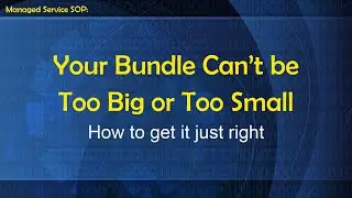 Your Bundle Can't be Too Big or Too Small