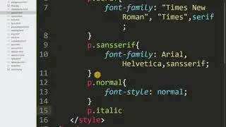 [2020] - Web technologies - CSS - FONT Practice