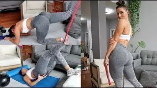 Workout With Me - Dumbbells in my Living room