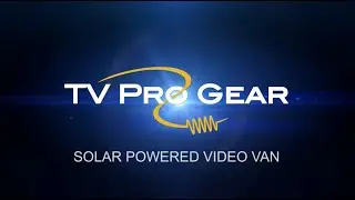 TV Pro Gear Solar Powered News Van