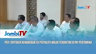 RAKOR EVALUASI SPBU DAN LPG || PER 1 OKTOBER KENDARAAN ISI PERTALITE WAJIB TERDAFTAR DI MY PERTAMINA