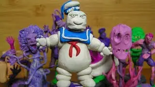 Monsters and ghosts – Ghostbusters 1, 2 – figurines from plasticine