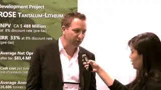 Jean-Sébastien Lavallée Rose Tantalium Lithium Project Critical Element Corp PDAC 2014
