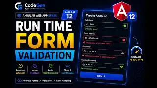 Angular ~ Run time form validation