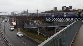 Footbridge Over Clydeside Expressway, Glasgow (3rd February 2021)