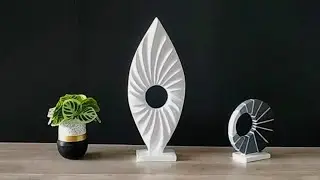 DIY sculpture making idea. Home decor sculpture making