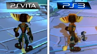 Ratchet & Clank Full Frontal Assault (2012) PS Vita vs PS3 (FPS + Graphics Comparison)