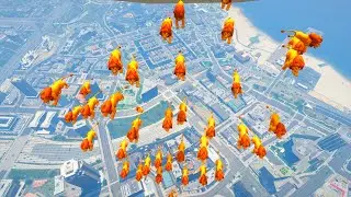 GTA 5 Ragdolls Water Jumps MUFASA new mod (GTA 5 Euphoria Physics Funny Moments & Fails)