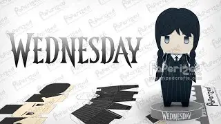 Wednesday: Wednesday Addams Paperized