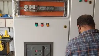 Panel wiring, apfc Power factor controller, LT panel, control wiring.