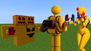 Poppy Playtime PLAYER GIRL X PLAYER 🥵 Addon in Minecraft PE