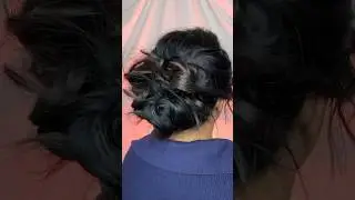 Easy DIY Bridesmaid Hairstyle #shorts