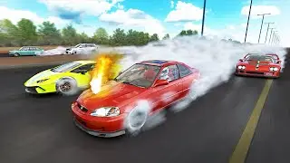 World's Greatest Drag Race | 10 Cars | 2000HP+ Requirement | Assetto Corsa Mods