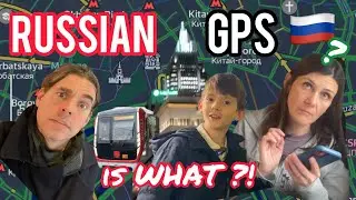 GNSS! SURVIVING Without GOOGLE in MOSCOW, RUSSIA !!! 