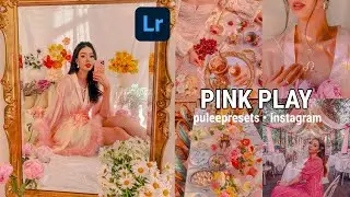 Pink Play Lightroom Preset - Pastel Lightroom Mobile Free DNG - Pink Pastel Filter