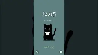 [Samsung Galaxy Theme] Good Morning Cat