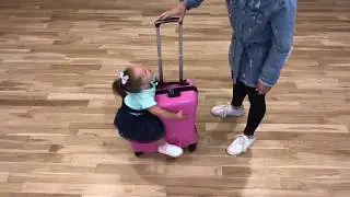 Children's travel luxury, ride-on suitcase!