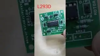 Motor driver L293d introduction