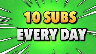 HOW TO GET 10 SUBS EVERY DAY!! (BrawlStars)