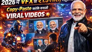 🥹ऐसा VFX World वीडियो Copy-Paste करके 1.5 लाख महीना कमाओ | Vfx video kaise banaye 2024 कैसे banaye 🔥