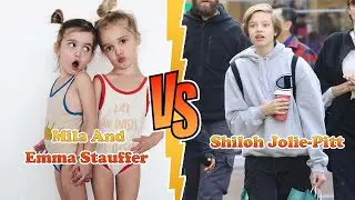 Shiloh Jolie-Pitt (Brad Pitt's Daughter) VS Mila And Emma Stauffer  Transformation ★ From 00 To Now