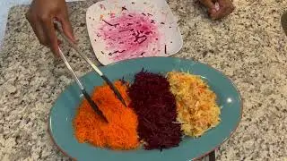 The best apple, carrot and beetroot salad - good digestion.