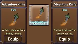 How To Get Adventure Knife in King Legacy | Adventure Knife Drop Chance