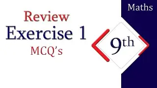 9th class math chapter 1 review exercise 1 MCQs | AS Learning Point