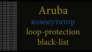 Коммутатор Aruba black-list, loop-protection