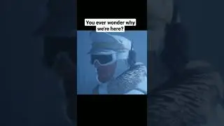 You ever wonder why we're here? 