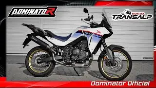 2023 Honda XL 750 Transalp ⚡️ Dominator Exhaust Sound | DYNO Test | Comparison with stock